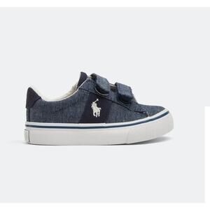Polo Ralph Lauren KIDS Toddler 8 Blue Sayer EZ Sneaker Daycare Church School